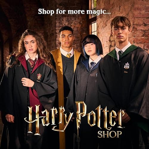 Harry Potter Knitted Crest Scarf - Embroidered House Badge - 66” x 7" - Soft Winter Knit Scarf - Wizarding World Accessory thumbnail 4