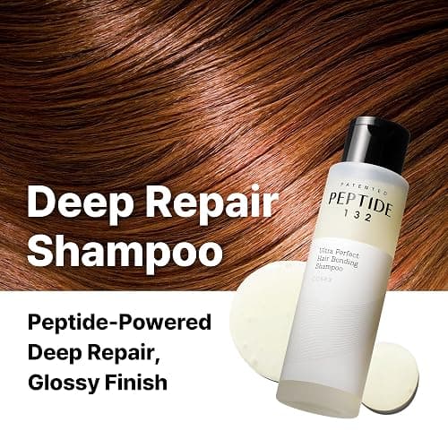 COSRX PEPTIDE 132 Hair Bonding Shampoo, Dandruff Scalp Care, 6.76 fl oz | Daily Peptide Care, Strengthens Damaged, Brittle Hair, Itchiness, Flake Relief, All Hair Types, Korean Hair Care thumbnail 2