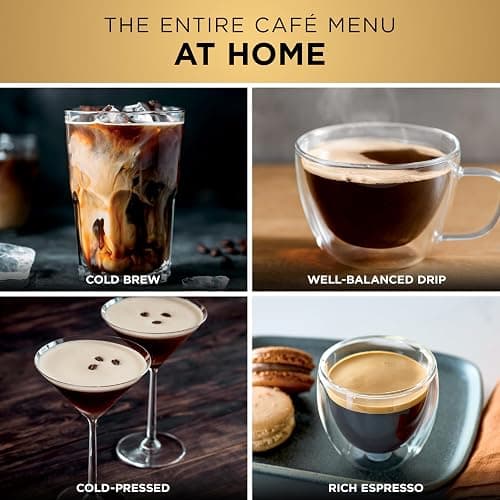 Ninja Luxe Café 3-in-1 Espresso, Drip Coffee and Cold Brew Machine | Integrated Coffee Grinder, Milk Frother, Assisted Tamper & Built-In Espresso Accessory Storage | Stainless Steel | ES601 thumbnail 7