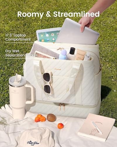https://www.amazon.com/LOVEVOOK-Weekender-Compartment-Personal-Overnight/dp/B0FNQVLF3C/ref=sr_1_2_sspa?crid=3L4FMAFM2BNEC&dib=eyJ2IjoiMSJ9.GZsP_nEd5AJp5fA26hsQZ2_iZwmFR-G1cjjX7RN27MzgddkTOP7X5pG7LRGV_3ABFILkzVKVPK-HS2Vo1hfAc1huZQ8lvWwP7l0Wai58nZKZ81uSBXtVwbAXI20FpIDH82ow7NEgniKkJ82ghzFBbrd4hjA6MZRxIxzx1r5coRx1J0XfFFzx8-Ef4dAiXF58AI4EWeTMTp11fUbFJFyXFR_8Cg4P5V4OkU2QrayNgoa5lvMuo3sNLvLBwKoTo9Cqu0BsKZUxXemxNdpTzI-BqzHK-rRf11K_8ALFpmld44Y.X3ljRnbBYNO0XA8Nt6zu7FtXwhxgmTIFzy7BiESjqks&dib_tag=se&keywords=travel%2Bbags&qid=1764269124&sprefix=travel%2Bbags%2Caps%2C160&sr=8-2-spons&sp_csd=d2lkZ2V0TmFtZT1zcF9hdGY&th=1 thumbnail 3