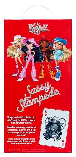 Bratz Sassy Stampede Sasha Fashion Doll with Accessories: Western, Cowgirl Style Clothes & Accessory Pieces thumbnail 11