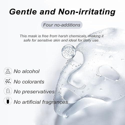 Bukamkom Collagen Face Mask (8pcs), Hydrogel Overnight Face Mask for Hydration & Soothing, Hydrogel Collagen Facial Mask, Face Masks Facial Masks Skincare thumbnail 7