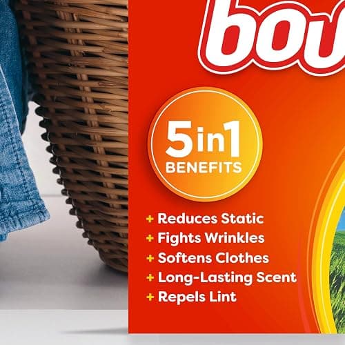Bounce Fabric Softener Sheets, Outdoor Fresh Scent, 240 Count thumbnail 2