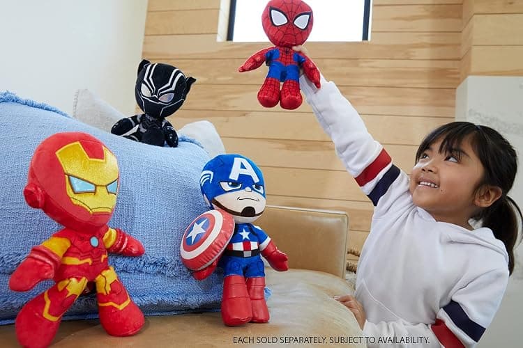 Marvel Plush Character Figure, 8-inch Ironman Super Hero Soft Doll in Fun-to-Touch Fabrics, Collectible Gift for Kids & Fans Ages 3 Years Old & Up thumbnail 2