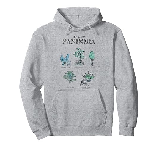 Avatar Floral Of Pandora Textbook Sketches Pullover Hoodie - Image 1