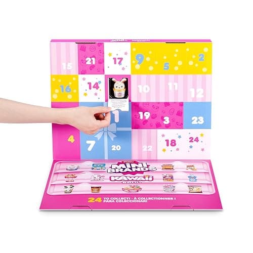 Mini Brands Kawaii Advent Calendar by ZURU, Collectible Seaonal Toys for Girls thumbnail 5