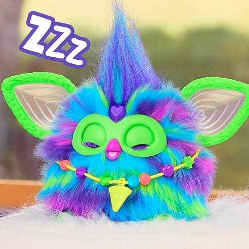 Furby Galaxy Edition, Glow in The Dark, 15 Fashion Accessories, Interactive Plush Toys for 6 Year Old Girls & Boys & Up, Voice Activated Animatronic (Amazon Exclusive) thumbnail 5