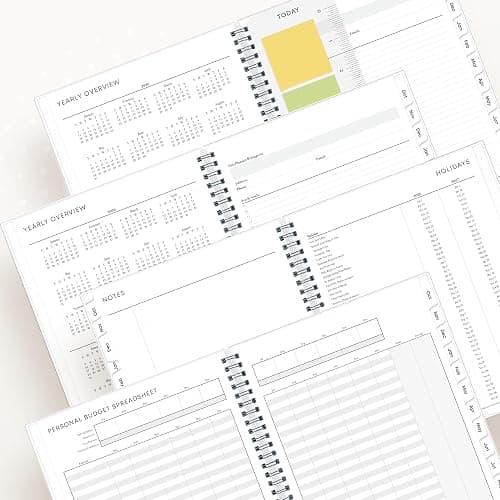 Blue Sky 15 Month 2026 Weekly and Monthly Planner Calendar, October 2025 - December 2026, 7" x 9", Flexible Cover, Durable Twin Wire Binding, Laminated Tabs, Includes Ruler & Sticky Notes, Parisa thumbnail 5