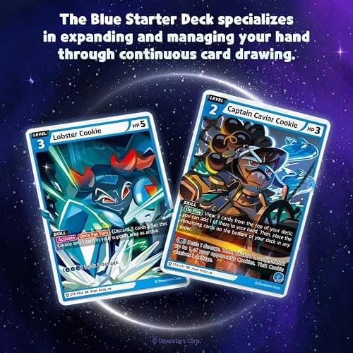 CookieRun Trading Card Game: Starter Deck Blue | 2 Player Competitive TCG | 20 Minutes | Includes 60 Cards thumbnail 3