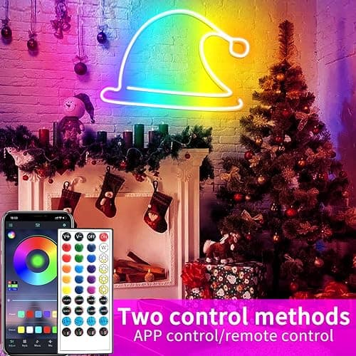 segrass 66ft Waterproof LED Strip Lights with Remote,Color Changing Music Sync App Control LED Lights for Bedroom, Living Room, Dorms, Room Décor thumbnail 2
