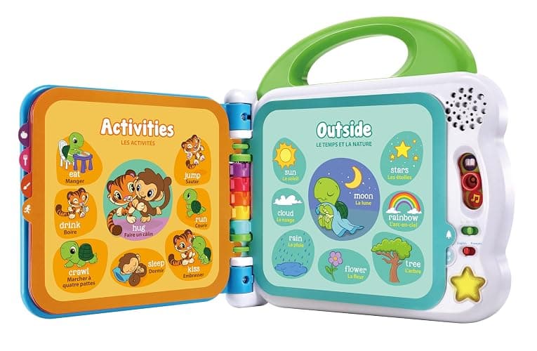LeapFrog 601503 Learning Friends 100 Words Baby Book Educational and Interactive Bilingual Playbook Toy Toddler and Pre School Boys & Girls 1, 2, 3, 4+ Year Olds, Multi-Colour, One Size thumbnail 3