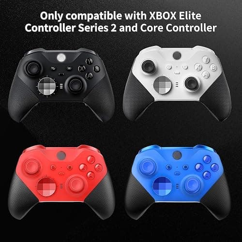 Accessories for Xbox One Elite Series 2 Controller(Model 1797), Metal Thumbsticks Paddles Joysticks Replacement Parts Kits Compatible with Xbox Elite Wireless Controller Series 2 Core(Purple) thumbnail 5
