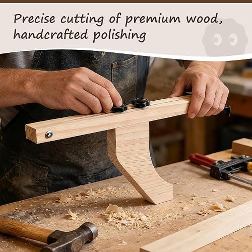 Zoratoo Cloud-Cuddle Cat Perch for Window Sill with Bolster, Natural Wood & Metal Frame Cat Window Seat for Large Cats, Easy to Adjust Zipper Cushion Pet Bed for Windowsill (Large) thumbnail 9