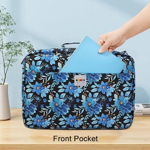 JAKAGO Federmäppchen mit großer Kapazität für 480 Buntstifte,Wasserdicht Stifttasche Schreibwaren Organizer für Malstifte Künstler Pinsel Fineliner Textmarker Geschenk für Kunststudenten（Orchid） - Orchid thumbnail 6