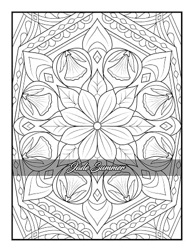100 Amazing Patterns: An Adult Coloring Book with Fun, Easy, and Relaxing Coloring Pages thumbnail 16