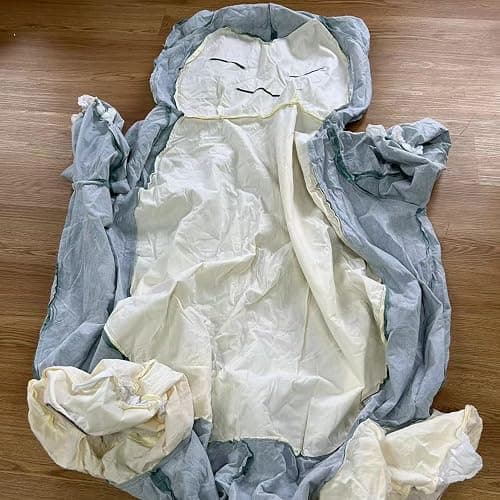 TiNGiLL Storage Giant Bean Bag Chair Cover Large Size Unstuffed Animal Cat Plush Toy Cover for Holiday Birthday Gifts (Sleep Style, 200cm/78.7inch) thumbnail 3