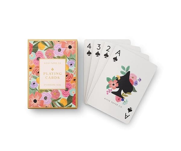 RIFLE PAPER CO. Garden Party Themed Playing Cards for Adults, Standard Deck of Cards for Card Games and Poker at Home or Party, Beautiful Printed Floral Design thumbnail 5