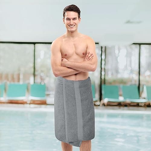 Utopia Towels 6 Pack Bath Towel Set (24 x 48 Inches), 500 GSM 100% Ring Spun Cotton Medium Lightweight and Highly Absorbent Quick Drying, Premium Towels for Hotel, Spa and Bathroom (Cool Grey) - 24 x 48 Inches - 6 Pack - Cool Grey thumbnail 3