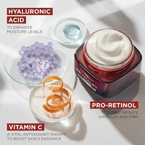 L'Oreal Paris Revitalift Triple Power Face and Neck Moisturizer, Anti Aging Face Cream with Broad Spectrum SPF 30, Pro-Retinol, Hyaluronic Acid and Vitamin C, 1 Kit thumbnail 4