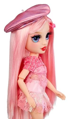 Rainbow High Pretty in Paris Fashion - Bella Parker (Pink), Rainbow 11" Fashion Doll with Outfit, Stylish Handbag, Girls Toy Gift for Kids Ages 4-12 Years thumbnail 4
