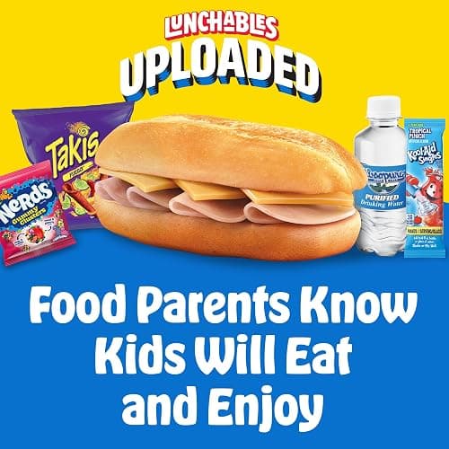 Lunchables Uploaded Turkey and Cheddar Sub Sandwich Snack Kit, 16.1 oz Box thumbnail 8