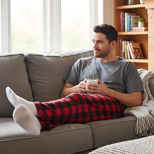 #followme Polar Fleece Pajama Pants for Men Sleepwear PJs thumbnail 6