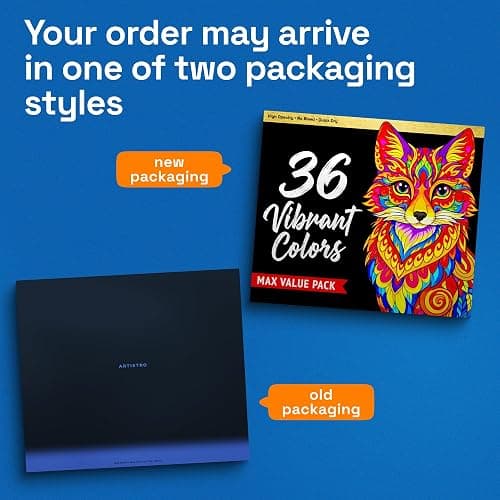 ARTISTRO 36 Precision Dual-Tip Acrylic Paint Markers – Paint Pens Set with Dot & Fine Tips for Fabric, Rock, Glass, Wood, Coloring Books – Arts & Crafts Gift – Classroom Must Haves & School Supplies thumbnail 10