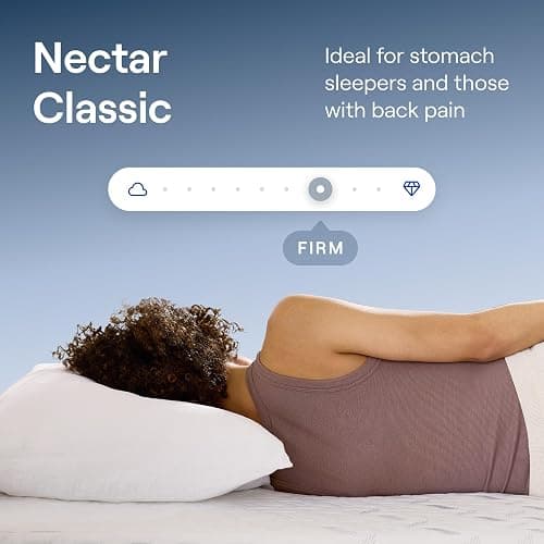 Nectar 12” Memory Foam Mattress, Twin, Firm Feel, 1-Year Trial | Contouring Memory Foam, Cooling Top Layer, Back Pain & Pressure Relief, Mattress in a Box, 365-Night Trial & Forever Warranty thumbnail 3