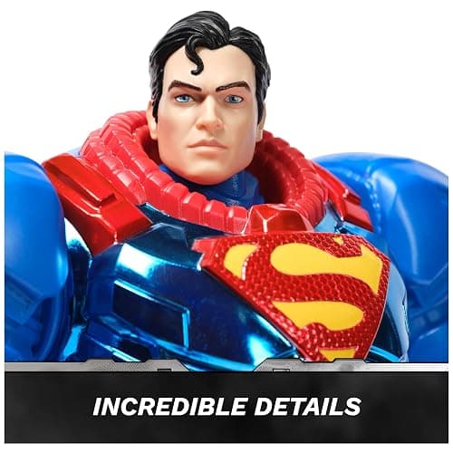 DC Comics, Metal Force Superman Action Figure, 12-Inch Extra Large Super Hero Collectible Kids Toys for Boys and Girls Ages 4 and Up thumbnail 4