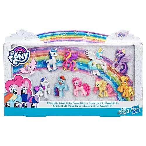My Little Pony Toy Rainbow Equestria Favorites 10 Figure Collection, for Kids Ages 3 Years Old and Up (Amazon Exclusive) thumbnail 2