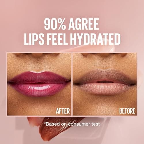 Maybelline New York Lifter Gloss Hydrating Lip Gloss with Hyaluronic Acid, Taffy, Sheer Berry, 1 Count thumbnail 4