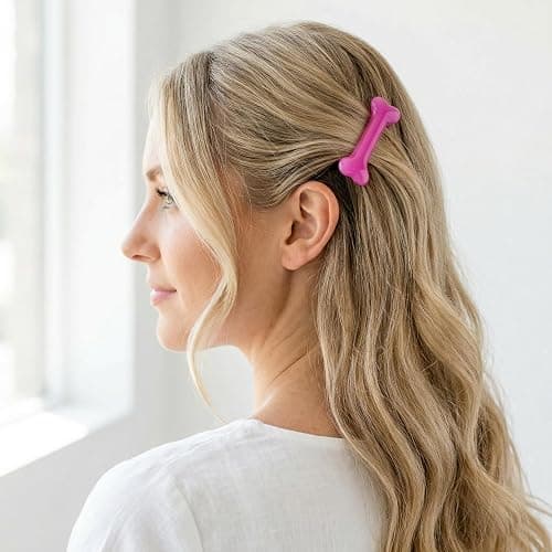 Kexinglu 12Pcs Bone Hair Clips, Mixed colors Hairpins for Goth Halloween Cosplay Cutecore Costume Accessories thumbnail 6