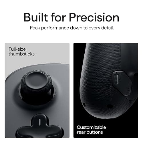 BACKBONE Pro Mobile Gaming Controller for iPhone 15/16 Series+ and Android, USB-C & Bluetooth, Play Anywhere on Any Screen, Premium Quality & Pro-Level Comfort, Android & iPhone Game Controller thumbnail 6