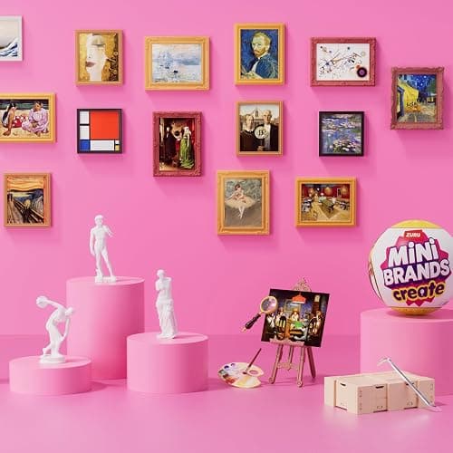 Mini Brands Create Mini Masterpieces Series 1, Capsule 2 Pack by ZURU, Real Miniature Masterpiece Creations Collectible Toy thumbnail 4