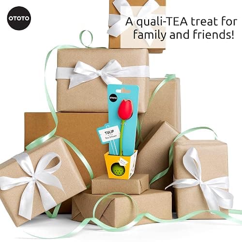 Cute Tea Infuser by OTOTO - Loose Leaf Tea Steeper, Tea Accessories, Tea Diffusers, Tea Infuser for Loose Leaf Tea, Tea Strainers, Cute Gifts, Tea Gift Set, Kitchen Gifts, Cooking Gadgets thumbnail 6