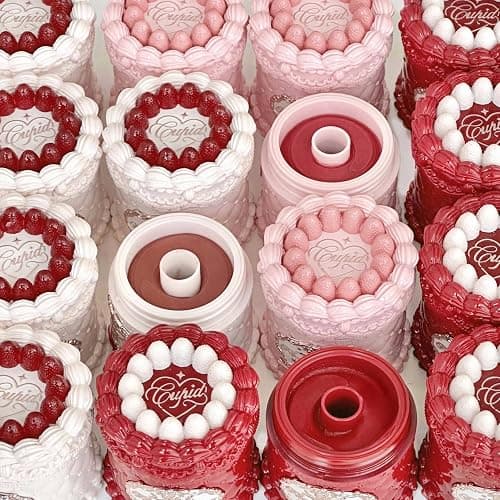 Flower Knows Strawberry Cupid Cake Lip Cream, Berry Rose Red | Velvet Matte Lip Color, Transfer-Resistant Lightweight Hydrating Formula, Vegan (V08 Cranberry) thumbnail 8