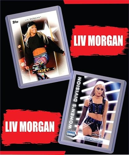 Liv Morgan (5) Assorted Wrestling Cards Gift Pack thumbnail 2