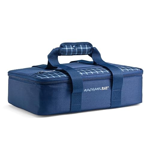 Rachael Ray Lasagna Lugger, Thermal Insulated Casserole Carrier for Hot or Cold Food, Lugger Tote for Potluck, Parties, Picnic, and Cookouts, Fits 9" x 13" Baking Dish - Image 1