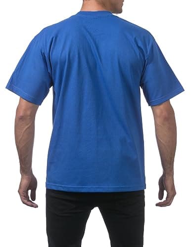 Pro Club Men's Heavyweight Cotton Short Sleeve Crew Neck T-Shirt thumbnail 2