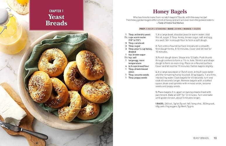 Taste of Home Breads: 100 Recipes for Oven-Fresh Loaves, Rolls, Biscuits, and More - Spiral-Bound, Baking for All Skill Levels (Taste of Home Baking) thumbnail 5