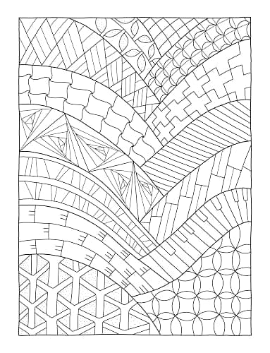 Mindfulness Patterns: Coloring Book with Creative Pattern Designs for Stress Relief and Relaxation thumbnail 7