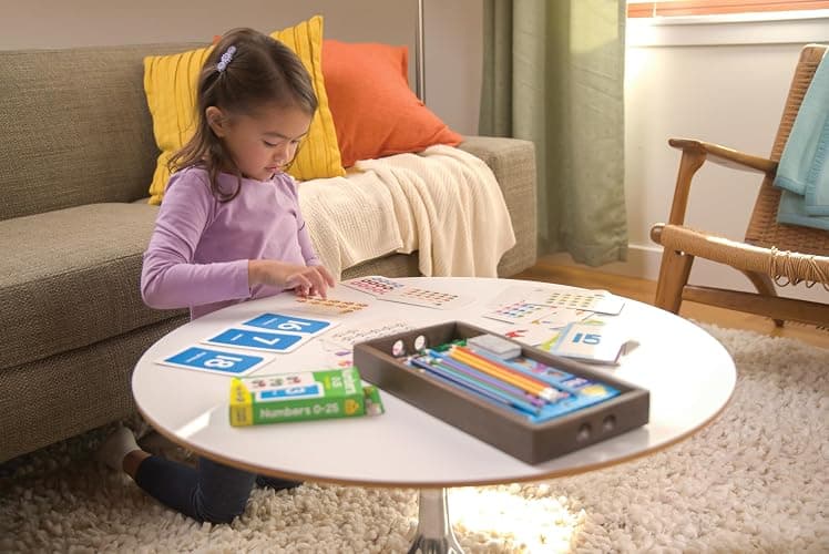 School Zone Numbers 0-25 Flash Cards: Toddler, Preschool, Kindergarten, Learn Math, Addition, Subtraction, Numerical Order, Counting, Problem Solving, Ages 4+, Packaging May Vary thumbnail 9