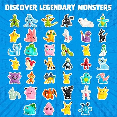 Poke Monster Bath Bombs for Kids with Surprise Toys Inside (6 Pack) - Large Bubble Bath Bomb for Boys, Girls, Toddlers - Fruity Scents, Made in USA, Skin-Safe - Birthday Gift by Two Sisters thumbnail 9