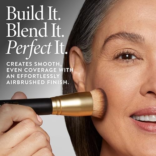 LAURA GELLER NEW YORK Full Coverage Foundation Blending Brush for All Face Makeup & Foundation thumbnail 3