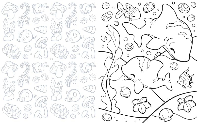 Cute Chibi Creature Coloring: Color over 60 Adorable Creatures thumbnail 6