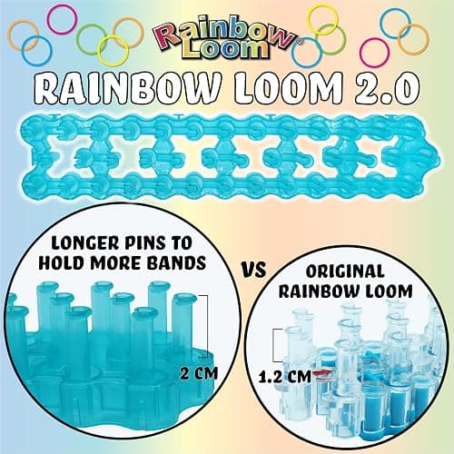 Rainbow Loom® Loomi-Pals™ MEGA Set, Features 60 Cute Assorted LP Charms, The New RL2.0, Happy Looms, Hooks, Alpha & Pony Beads, 5600 Colorful Bands All in a Carrying Case for Boys and Girls 7+ thumbnail 11