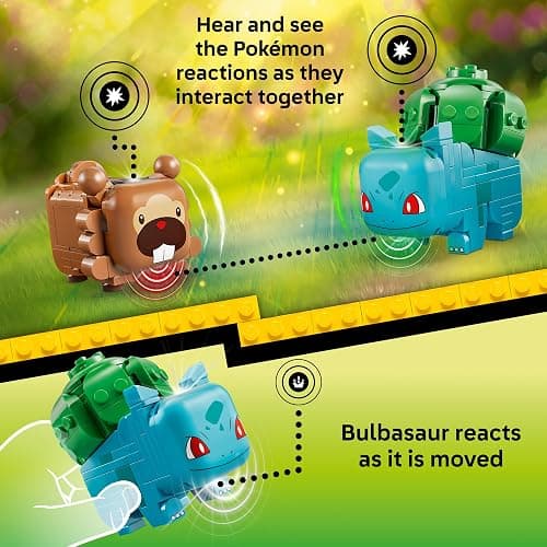 LEGO Pokémon SMART Play: Berry Bash with Bulbasaur and Bidoof 72155 | Compatible Set, Building Toys, Boys & Girls, Ages 7+, Interactive Pokémon Toys, 2 SMART Tags, 240 pieces, Gift Idea thumbnail 6