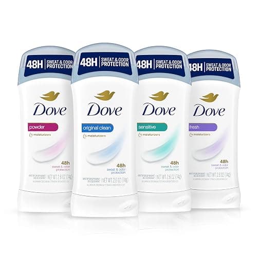 Dove Invisible Solid Antiperspirant Deodorant Stick 2 Count Original Clean, for Women, For All Day Underarm Sweat & Odor Protection 2.6 oz thumbnail 6