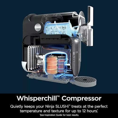 Ninja SLUSHi with RapidChill Technology, 96 oz. Frozen Drink & Slushie Machine, 5 Programs, Slush, Spiked Slush, Frappe, Milkshake, Frozen Juice, FS305CO + Two 16-oz Insulated Bubble Cups (Renewed) thumbnail 8