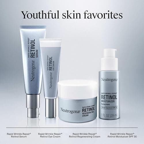 Neutrogena Rapid Wrinkle Repair Retinol Face Moisturizer, Daily Anti-Aging Face Cream with Retinol & Hyaluronic Acid to Fight Fine Lines, Wrinkles, & Dark Spots, 1.7 oz thumbnail 8